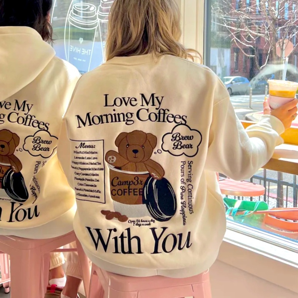 Happy Camper Brew Bear Crewneck
